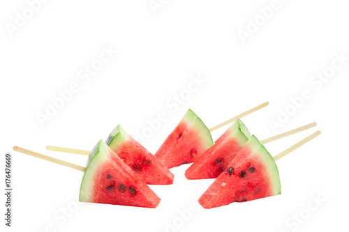 watermelon isolated on the white background