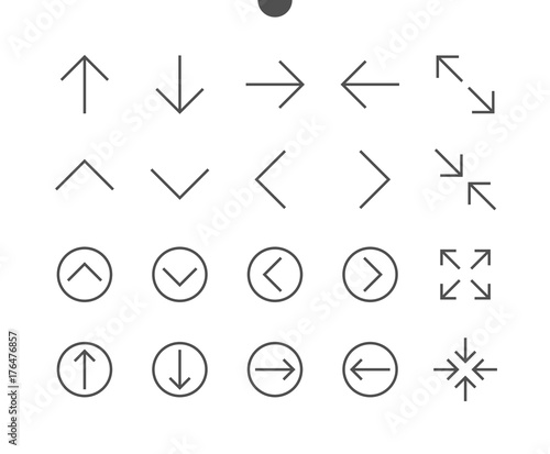 Control UI Pixel Perfect Well-crafted Vector Thin Line Icons 48x48 Ready for 24x24 Grid for Web Graphics and Apps with Editable Stroke. Simple Minimal Pictogram