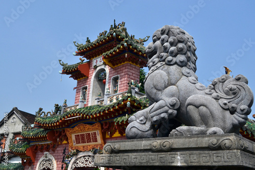 The structures with Chinese influence around Hoi An, Danang, Vietnam