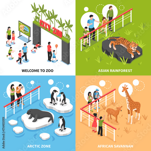Zoo 2x2 Isometric Design Concept