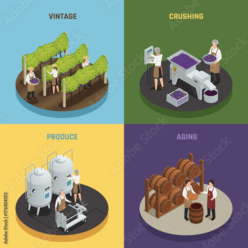 Wine Production 2x2 Design Concept