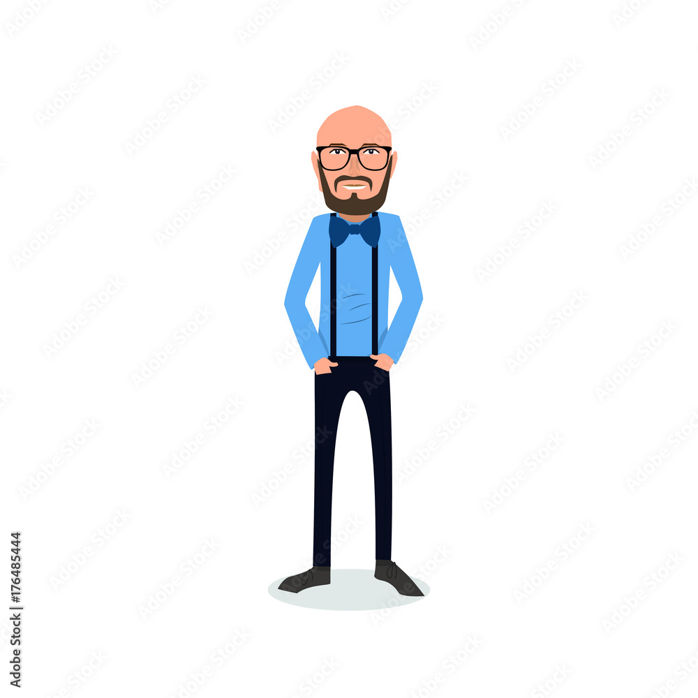 funny and cool cartoon guy in casual clothes, gesturing. Vector illustration, Hipster Style funny and cool cartoon guy in casual clothes, gesturing. Vector illustration, Hipster Style