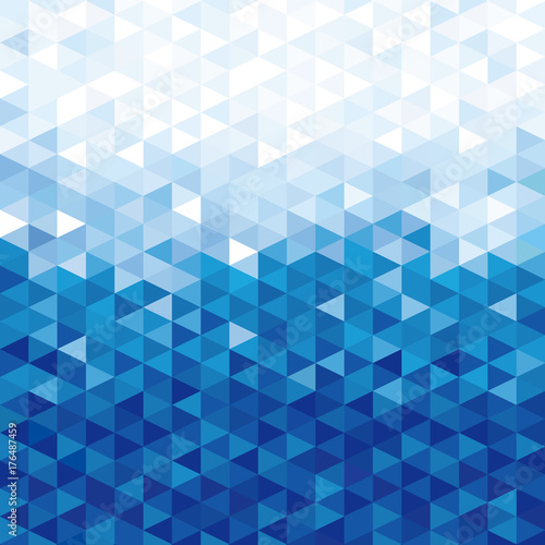 Blue crystal background