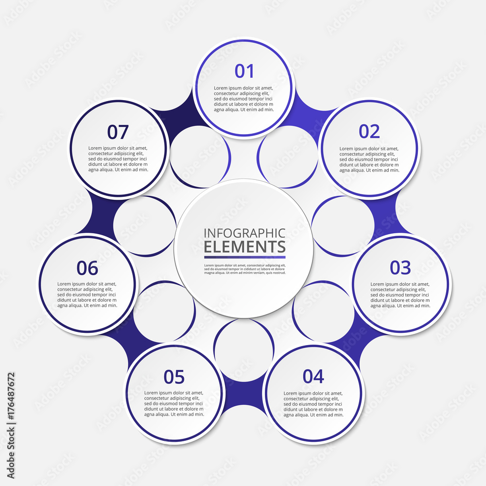 Step by step infographic. Step by step infographic.