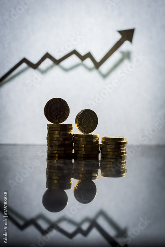 Pieces de monnaies et courbes