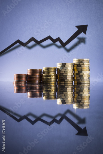 Pieces de monnaies et courbes