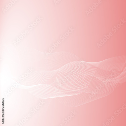 Abstract Background With Wavy Lines