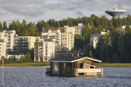 Canvas Print Sauna and spa cruise, Jyvaskyla city