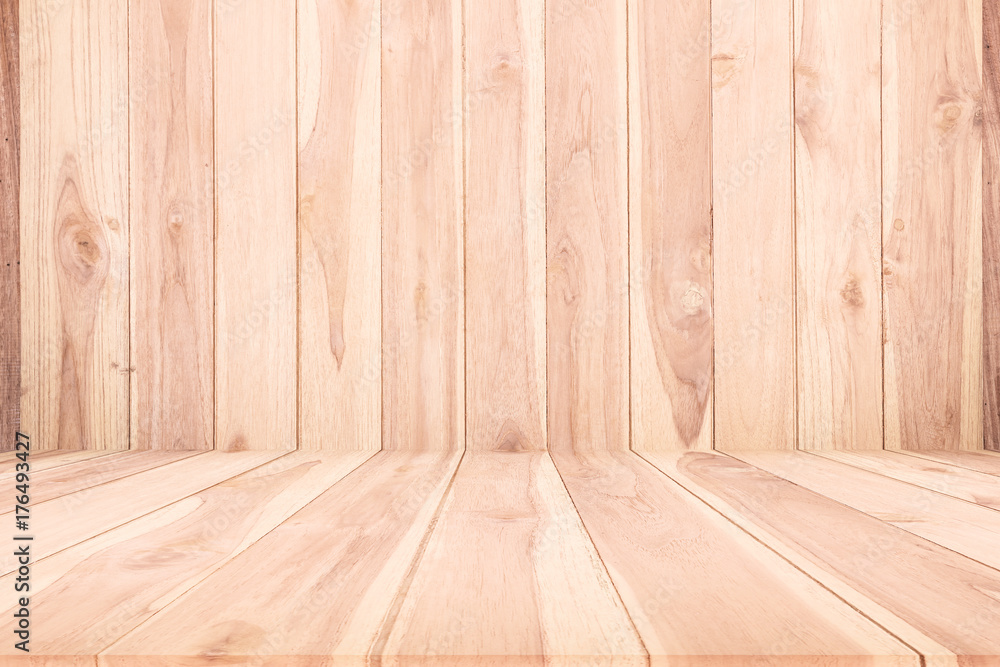 Wood texture background,wood floor agent wood wall for design - obrazy, fototapety, plakaty 