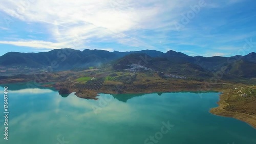 Aerial view Zahara natural park