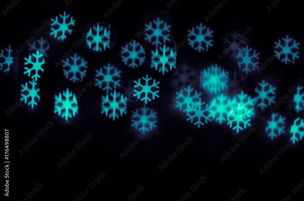 abstract snowflake bokeh background
