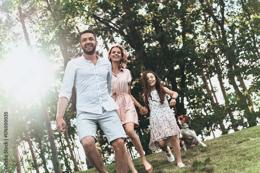 Fototapeta premium Spending time with family. 