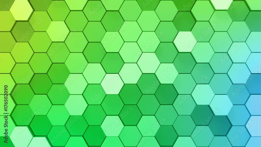 Geometric Hexagon Block Wall moving background. Geometric Hexagon Block Wall moving background.