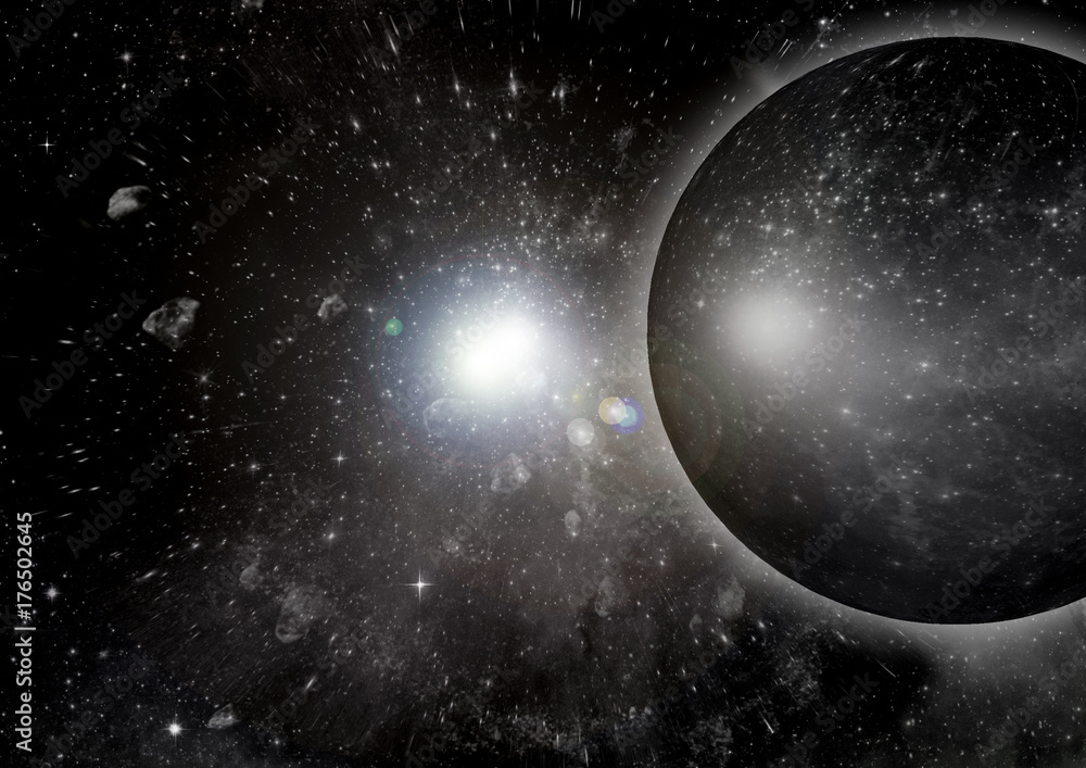 Obraz premium galaxy in a free space