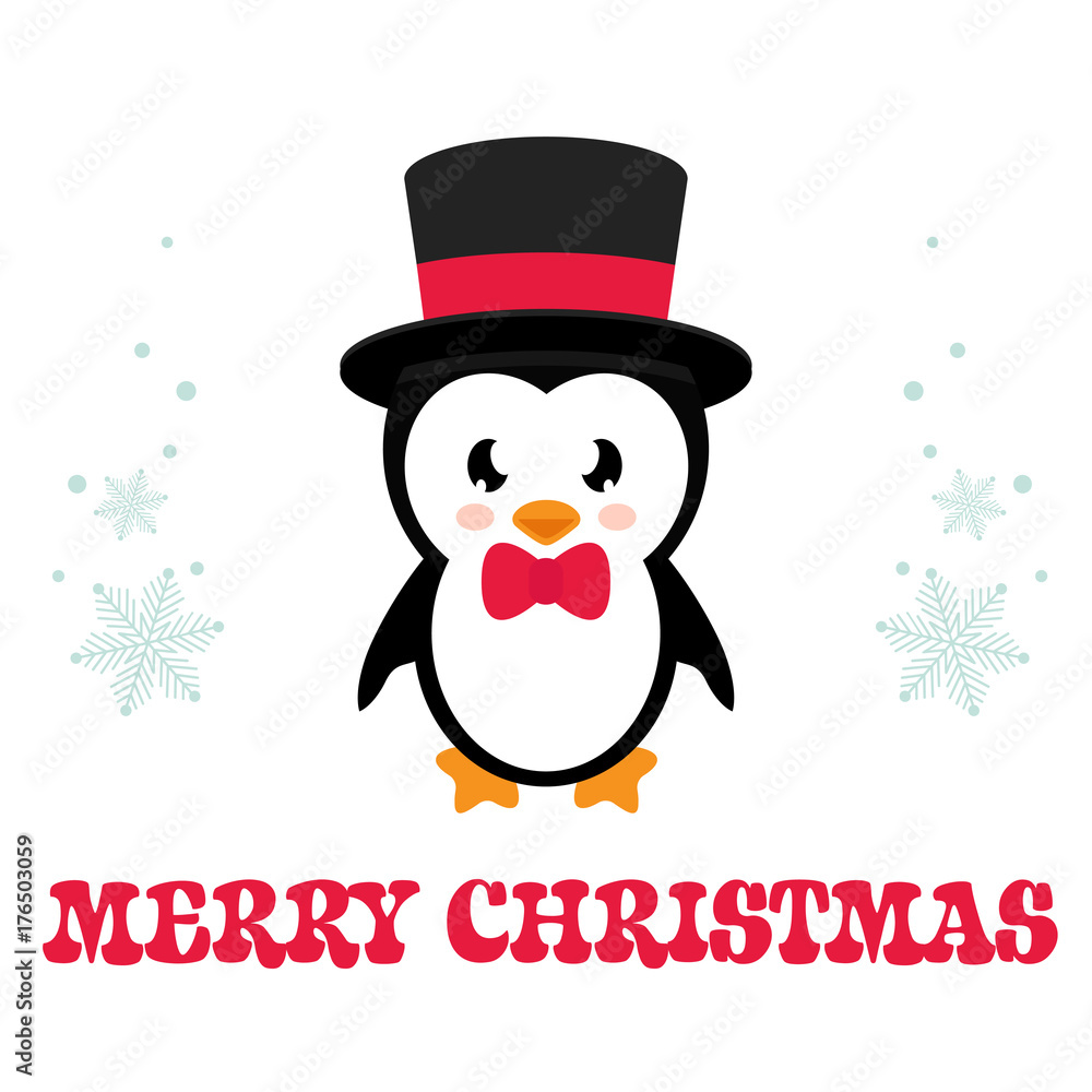 cartoon penguin on a white background cartoon penguin on a white background