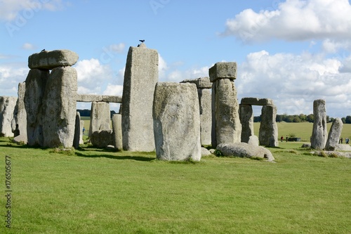 Stonehenge an ancient prehistoric stone monument near Salisbury, Wiltshire, UK.