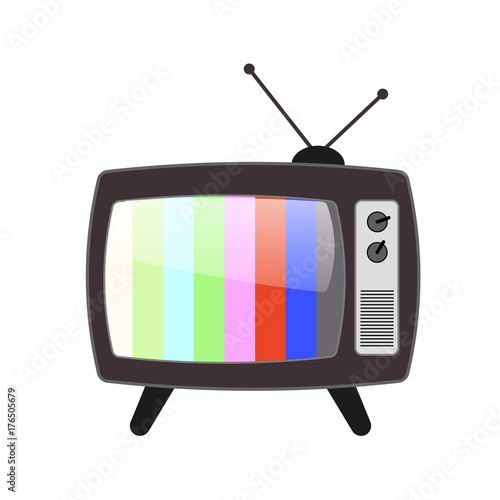 Television icon design, vector illustration