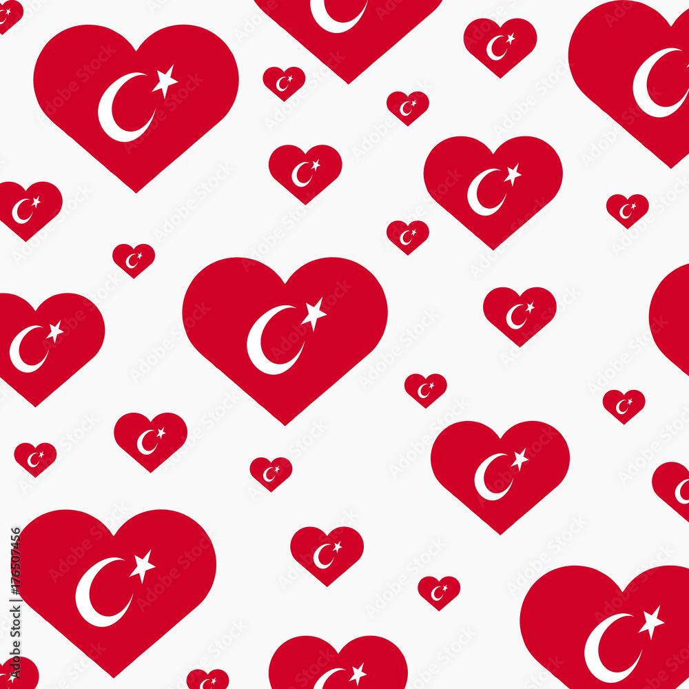 Turkish-heart-flags-vector Turkish-heart-flags-vector