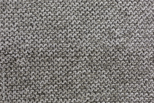 knitted fabric background with garter stitch pattern
