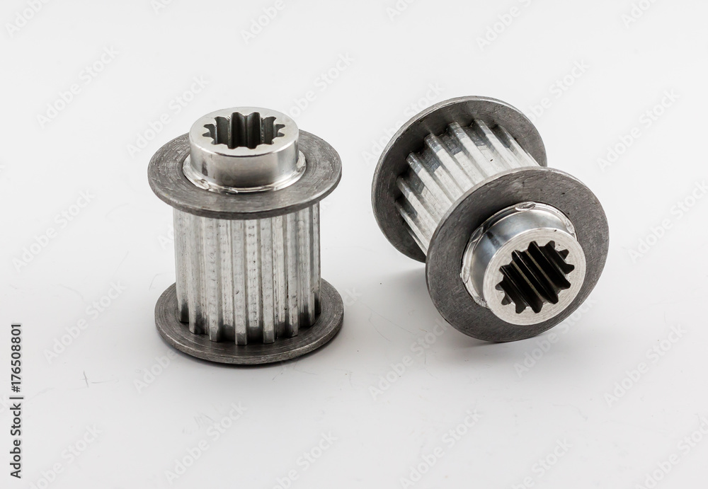Group of gear part, metal sprocket, cogwheel Group of gear part, metal sprocket, cogwheel