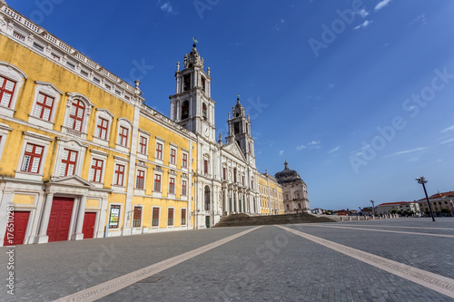 National Palace of Mafra landmark, Portugal.