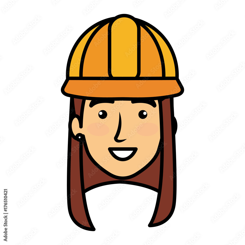 constructor woman head avatar character constructor woman head avatar character