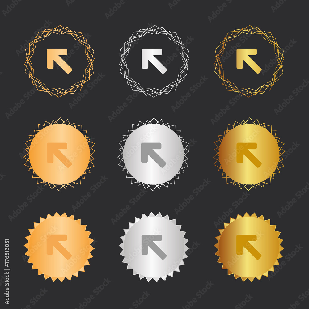 Pfeil links oben - Hinweis - Bronze, Silber, Gold Medaillen Pfeil links oben - Hinweis - Bronze, Silber, Gold Medaillen