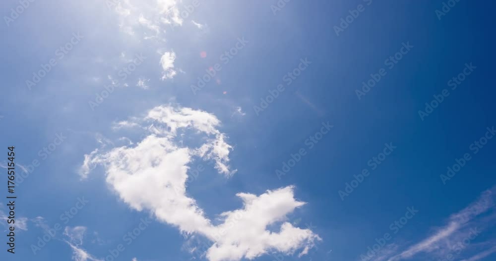 moving white clouds in blue sky timelapse moving white clouds in blue sky timelapse