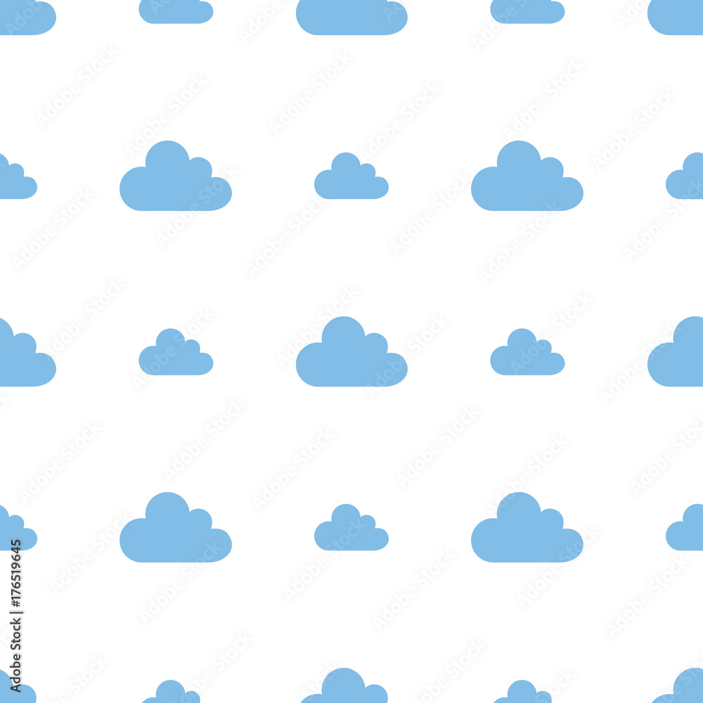 clouds baby boy pattern blue and white clouds baby boy pattern blue and white