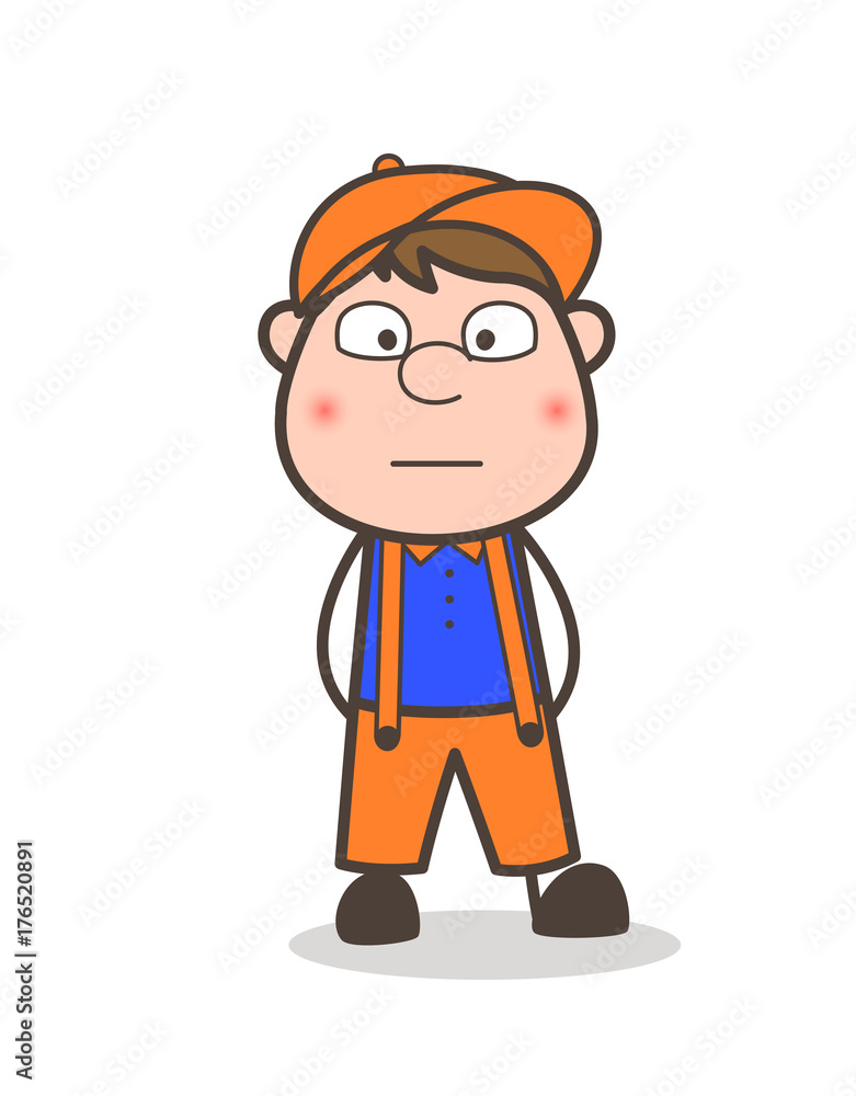 Cartoon Carpenter Neutral Face Expression Cartoon Carpenter Neutral Face Expression