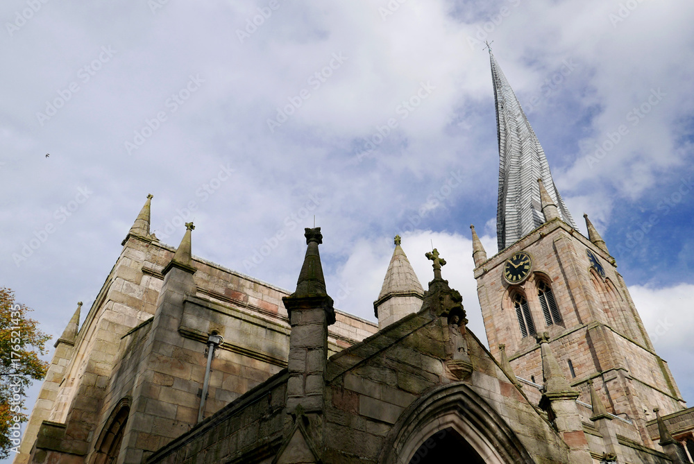 Chesterfield Church with Crooked Spire Chesterfield Church with Crooked Spire