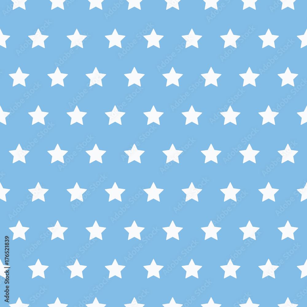 baby star pattern white on blue baby star pattern white on blue