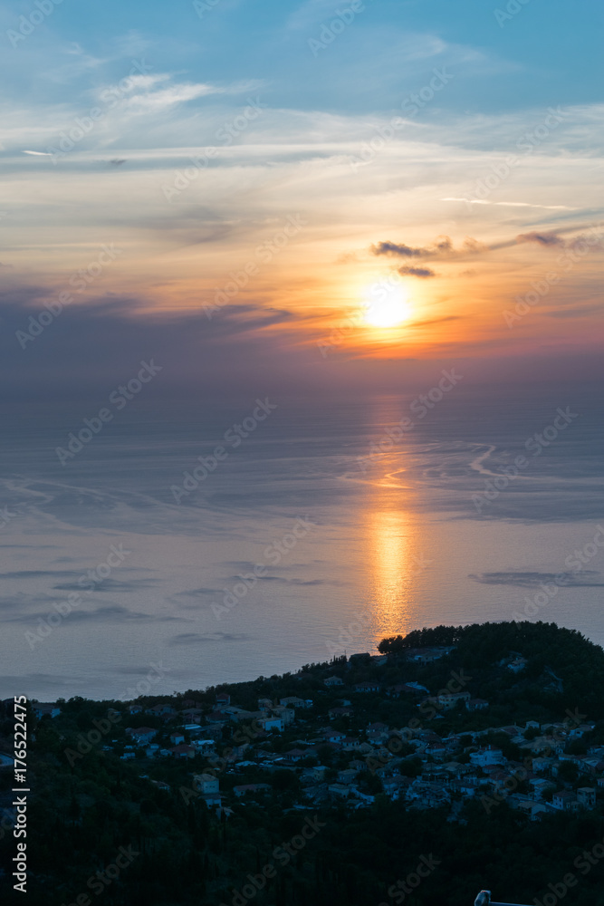 Obraz premium Sunset in Greece 