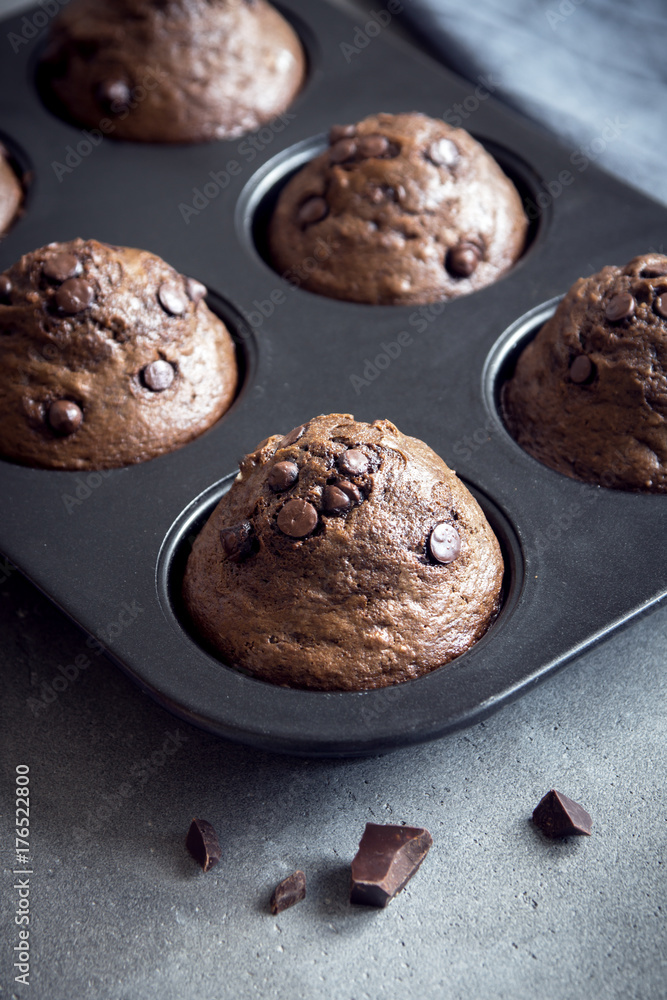 Fototapeta premium Chocolate Muffins