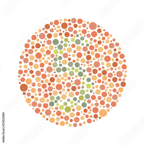 Red Green Color Blind Test - Number 5 photo