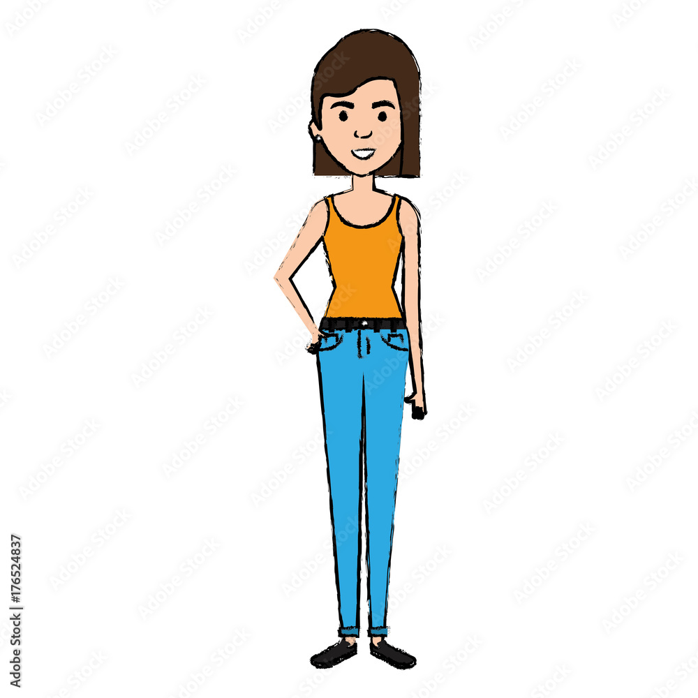 beautiful woman avatar character beautiful woman avatar character