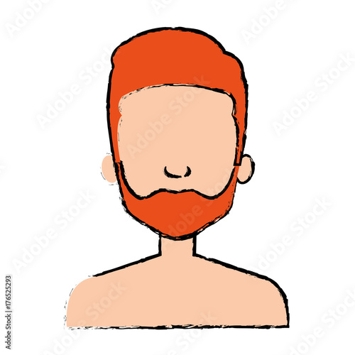 young man shirtless avatar character