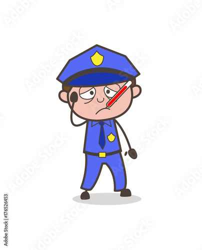 Ill Chief Office Vector Character