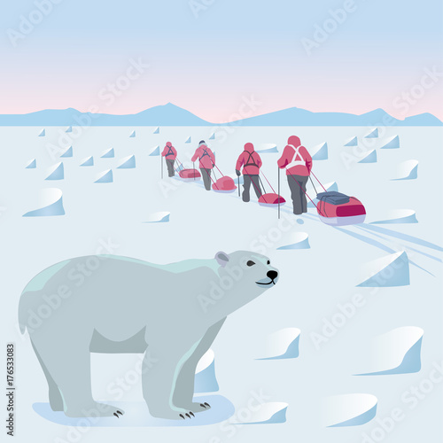 Expedition in the Arctic