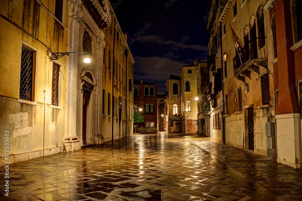 Wet Evening in Venice
