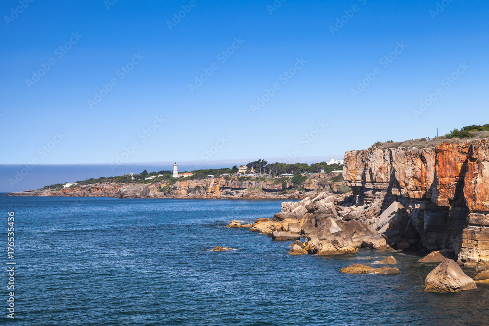 Boca do Inferno. Seaside cliffs, Portugal