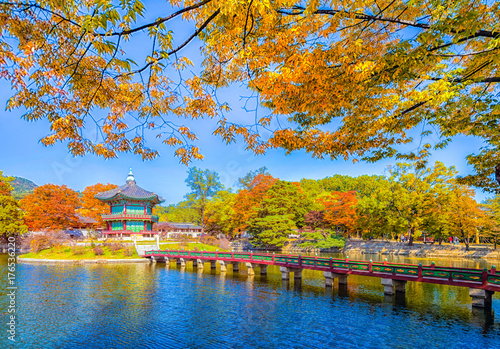 Canvas Print Emperor palace (The Gyeongbokgung Palace) at Seoul. South Korea.