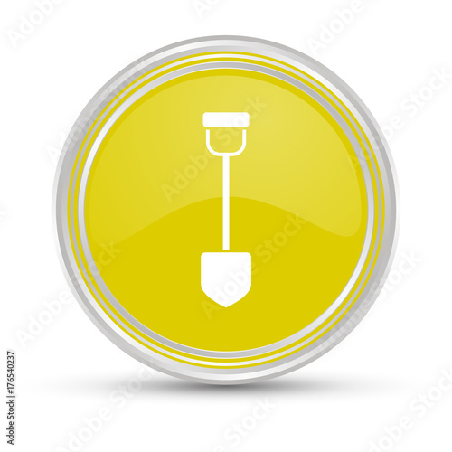 Gelber Button - Schaufel