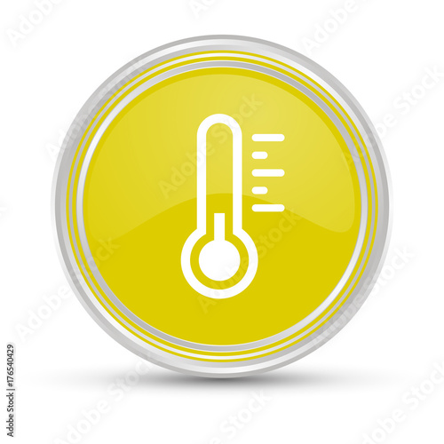Gelber Button - Thermometer - kalt