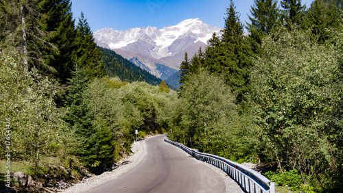 Road near Shovi, Racha region, Georgia