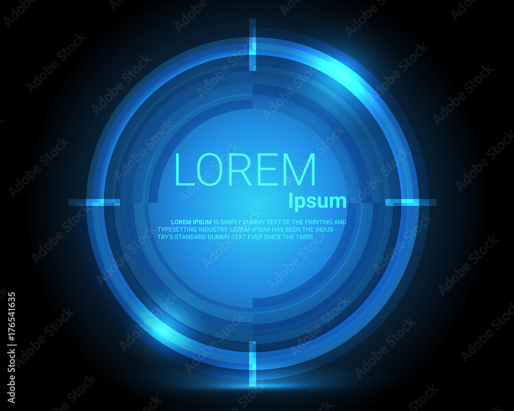 Abstract Ring Background Illustration Abstract Ring Background Illustration