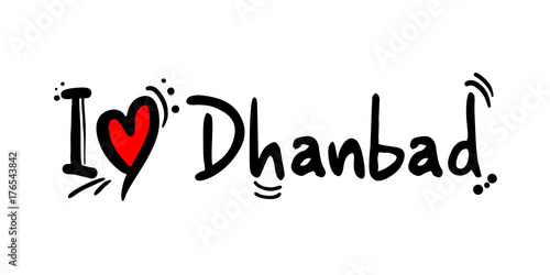 Dhanbad city love message photo