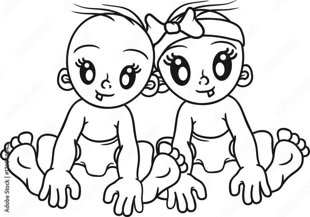 geschwister junge zwillinge freunde 2 paar team mädchen frau weiblich girl glücklich sitzend klein süß niedlich windel kind baby comic cartoon geschwister junge zwillinge freunde 2 paar team mädchen frau weiblich girl glücklich sitzend klein süß niedlich windel kind baby comic cartoon