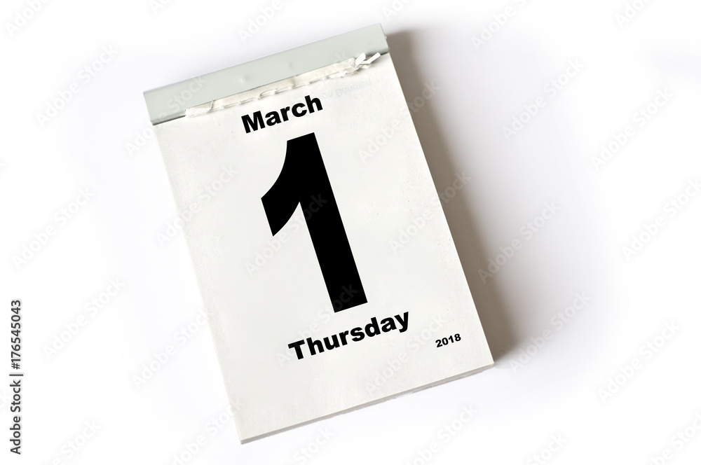 1. March 2018 1. March 2018