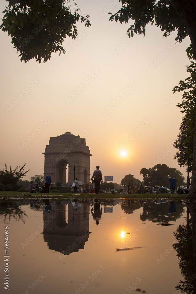 Obraz premium sunset at indiagate